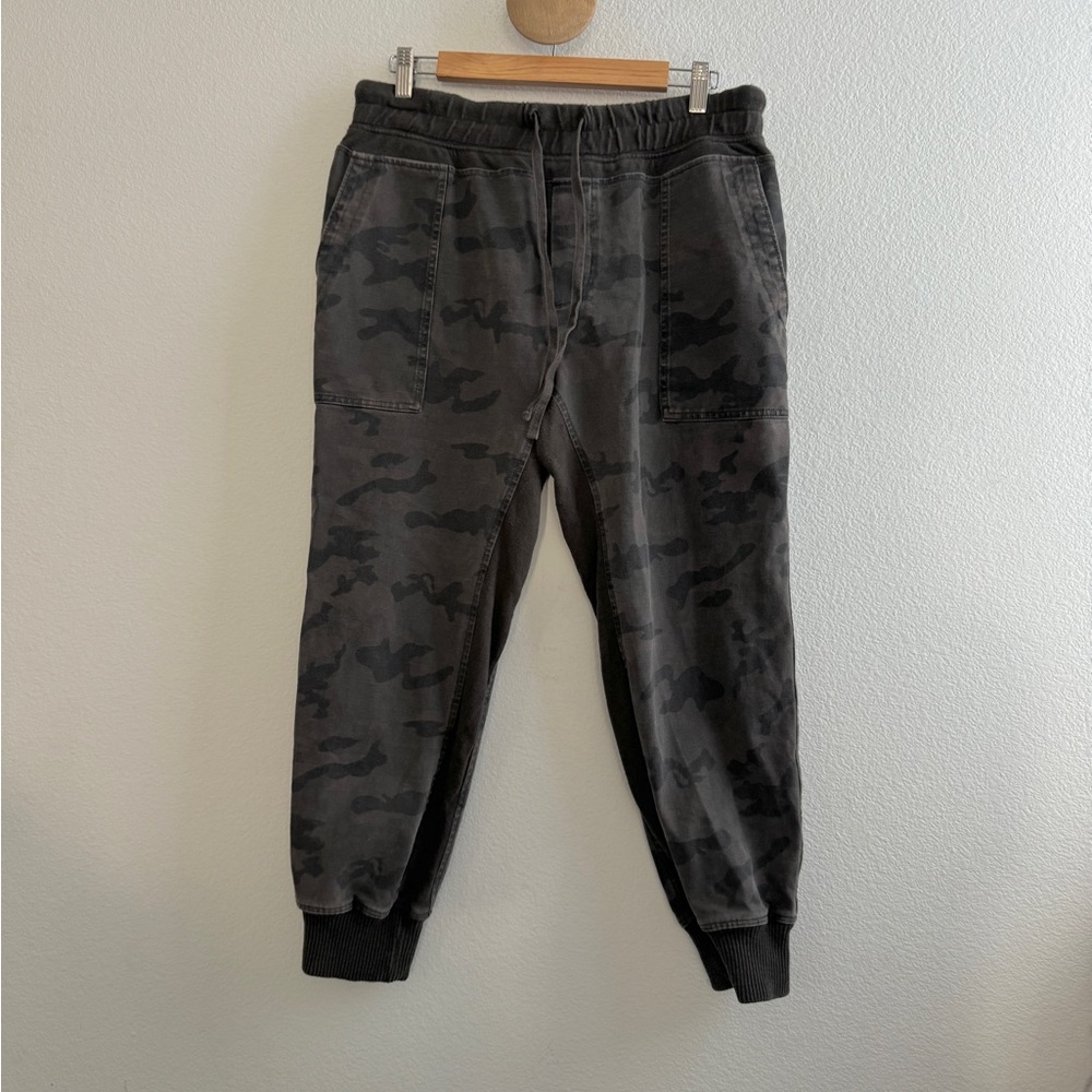 James Perse Mixed Media Pants in Camo
